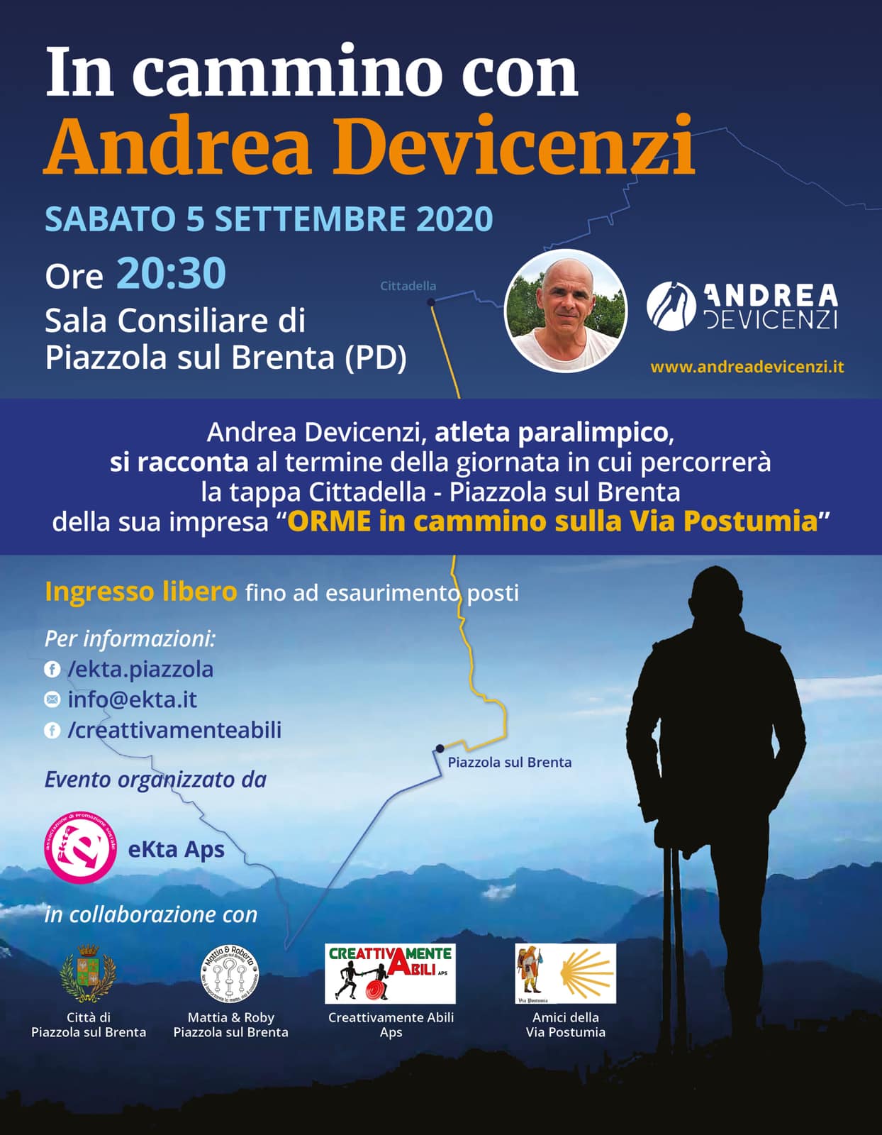 Serata di dialogo con Andrea Devicenzi - atleta paralimpico